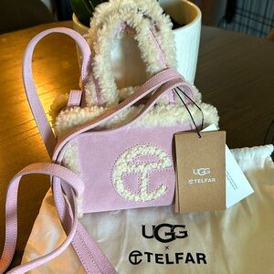 NWT! Ugg+telfar baby pink mini